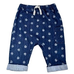 Hanna Andersson Jeans Patterned Size 6-12 Months (70 cm)